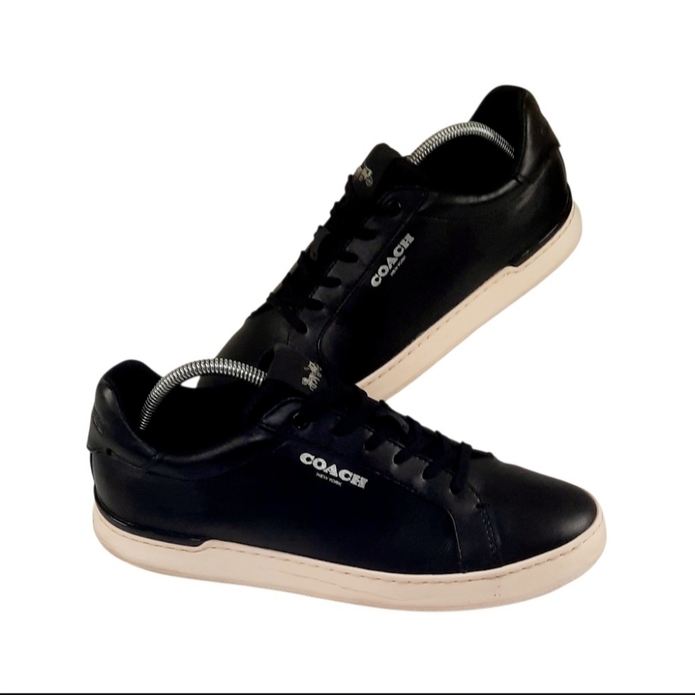 Coach Clip Low Top Fashion Sneaker Men Size 9.5 D Black